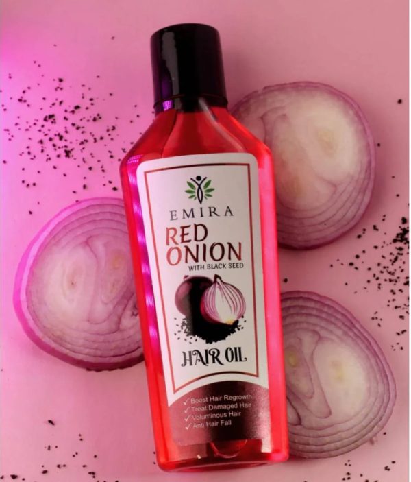 Emira Red Onion With Black Seed Hair Oil – 120ml