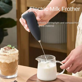 Electric Milk Frother Handheld Mixer Coffee