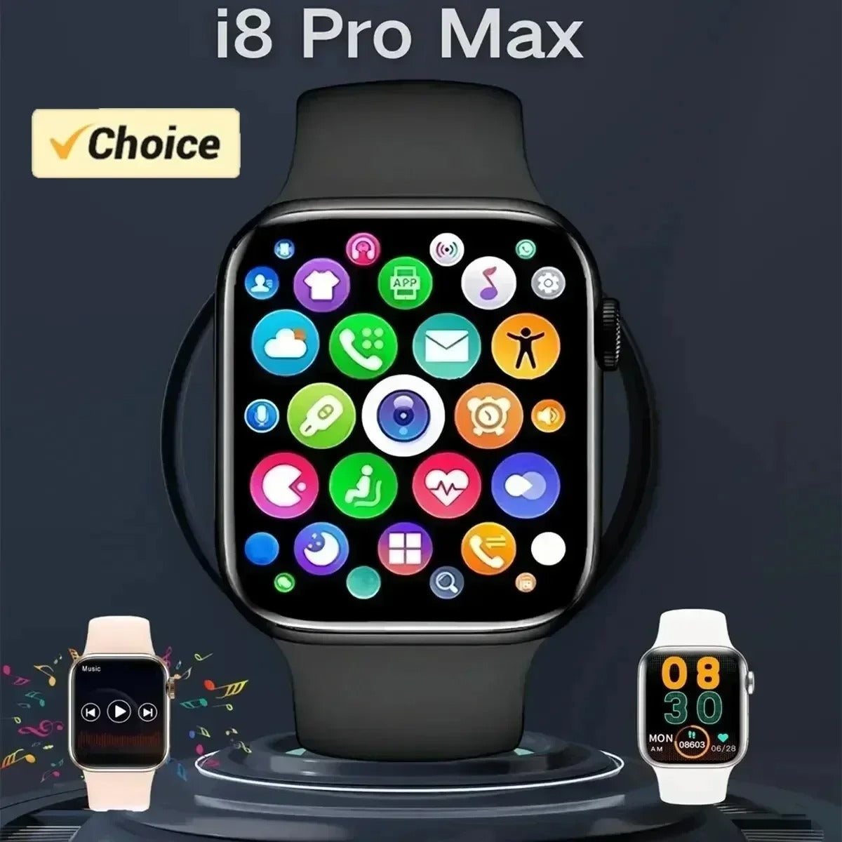 I8 Pro Max Smart Watch 44mm Random Color