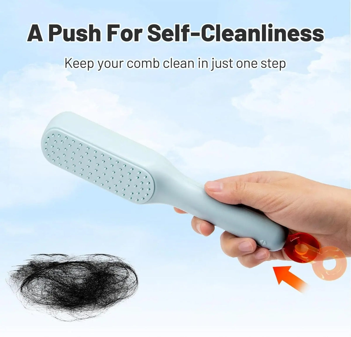 Self Cleaning Hair Brush