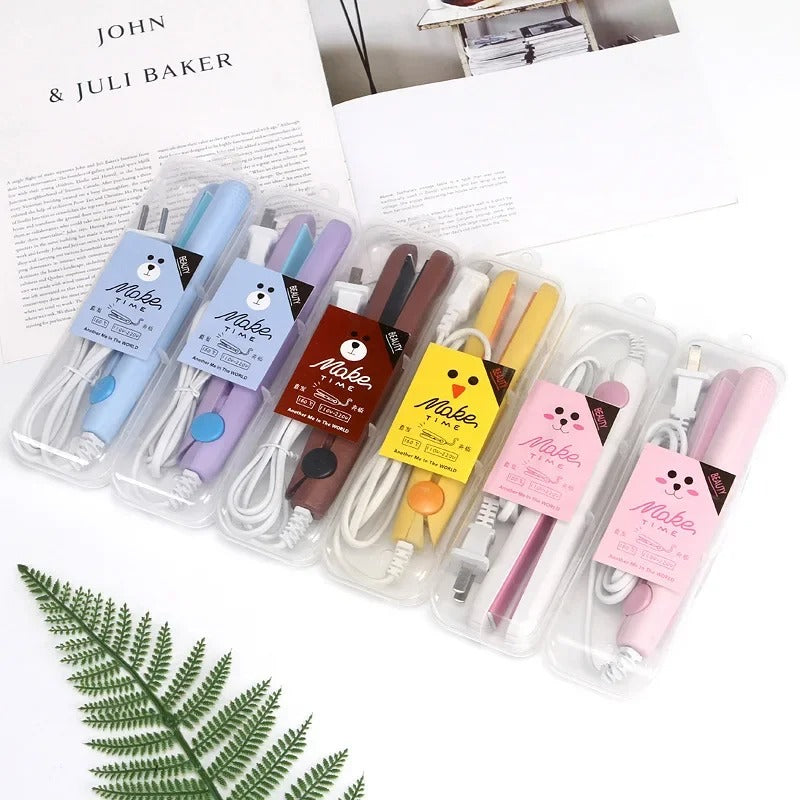 Mini Portable Hair Straightner (random Color)