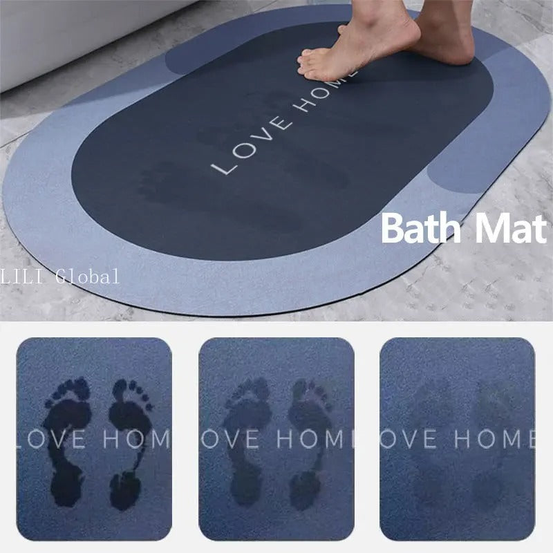 Round Bath Mat Super Absorbent