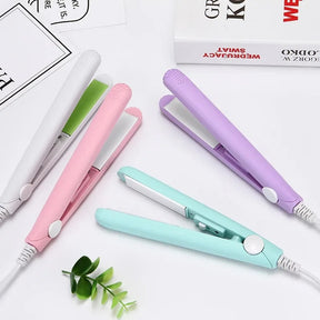 Mini Portable Hair Straightner (random Color)