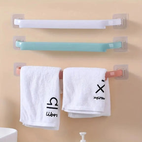 Towel Rack Hanging Rag Pole Bathroom