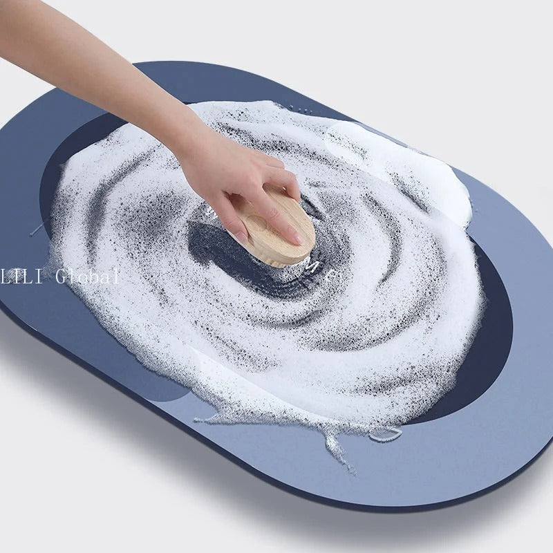 Round Bath Mat Super Absorbent