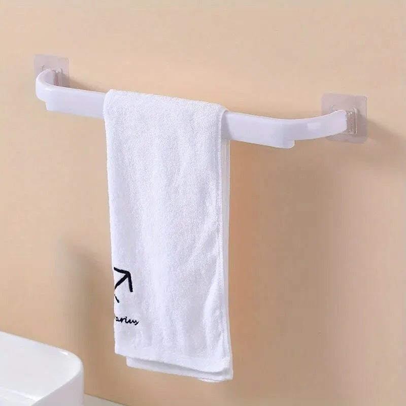 Towel Rack Hanging Rag Pole Bathroom