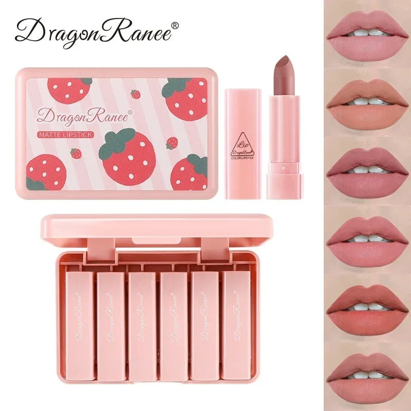 (pack Of 6 )dragon Ranee Lipstick Set