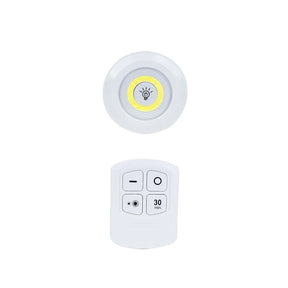 Tap Led Light With Remote Control (pack Of 3 Lights)