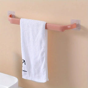 Towel Rack Hanging Rag Pole Bathroom