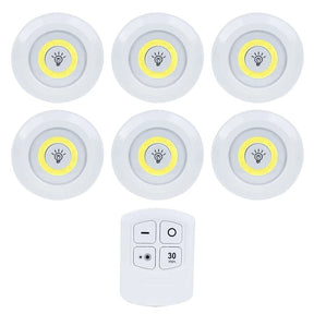 Tap Led Light With Remote Control (pack Of 3 Lights)